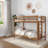 Standard Bunk Bed with Ladder on End-1731963500-1731963495
