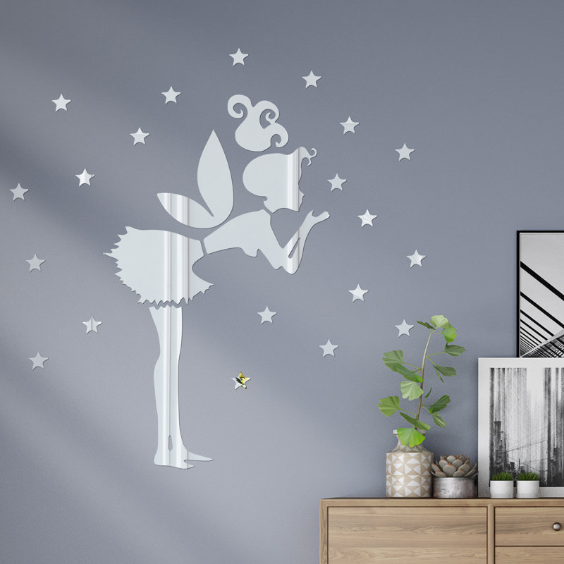 Tinker Bell Girl Mirror Wall Art Wall Decal