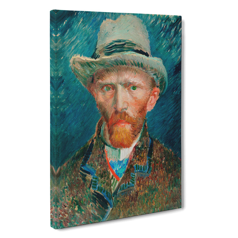 Self-Portrait Vol.2 by Vincent Van Gogh - Wrapped Canvas Painting, 60cm H x 40cm W x 3cm D
