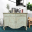 Buffet 2 tiroirs Bloomsdale en bois de manguier, 51 x 19 x 35-720207554