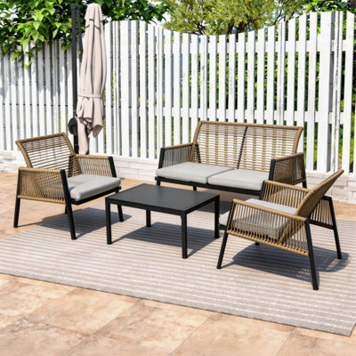 4 - Person Rectangular Patio Dining Set