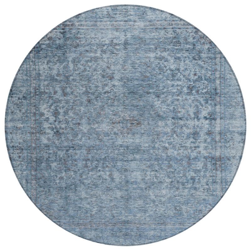 Tapis d'intérieur rond 8 po
