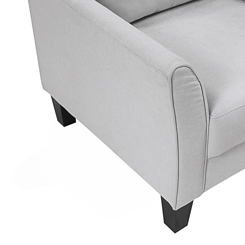 Causeuse 2 places Modern Modern, Gris