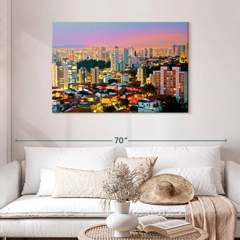 Paysage urbain Sirci, H 30 po x l 45 po