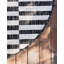 Tapis d'extérieur scintillant gris-351805306