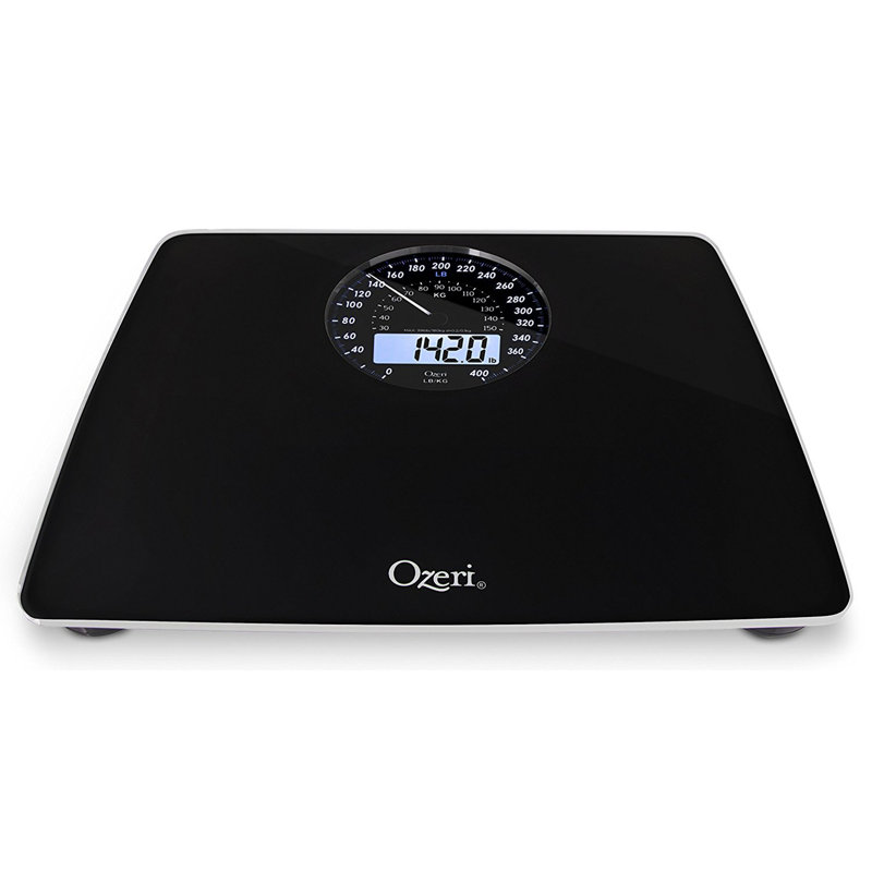 Ozeri Digital Bathroom Scale, Black