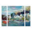 « dock », reproduction de peinture à l’acrylique à multiples images sur toile tendue-29226181