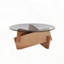Table basse ronde moderne pour le salon - table de bout Mid Century