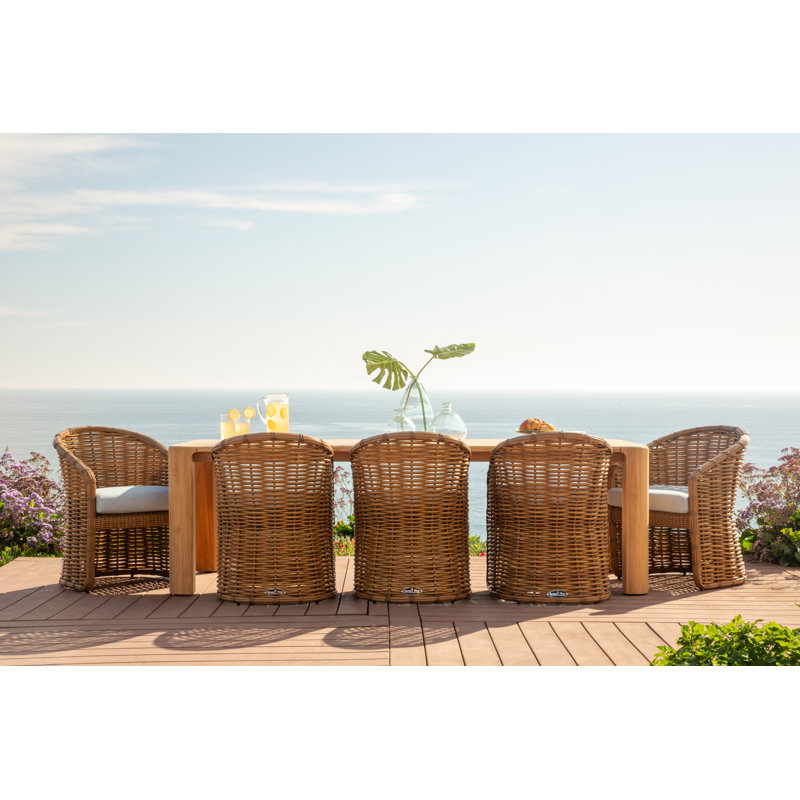 Natural Teak Outdoor Teak Dining Table
