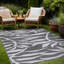 Tapis intérieur / extérieur gris / blanc Aldo-700921784