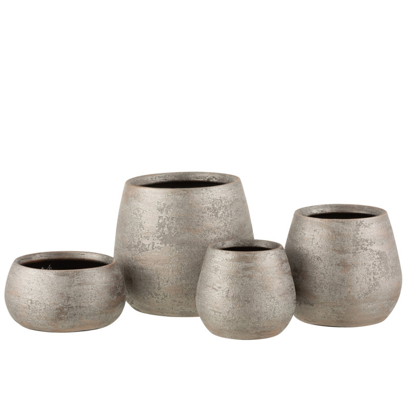 Badillo Ceramic Pot Planter, 14cm H x 16cm W x 16cm D