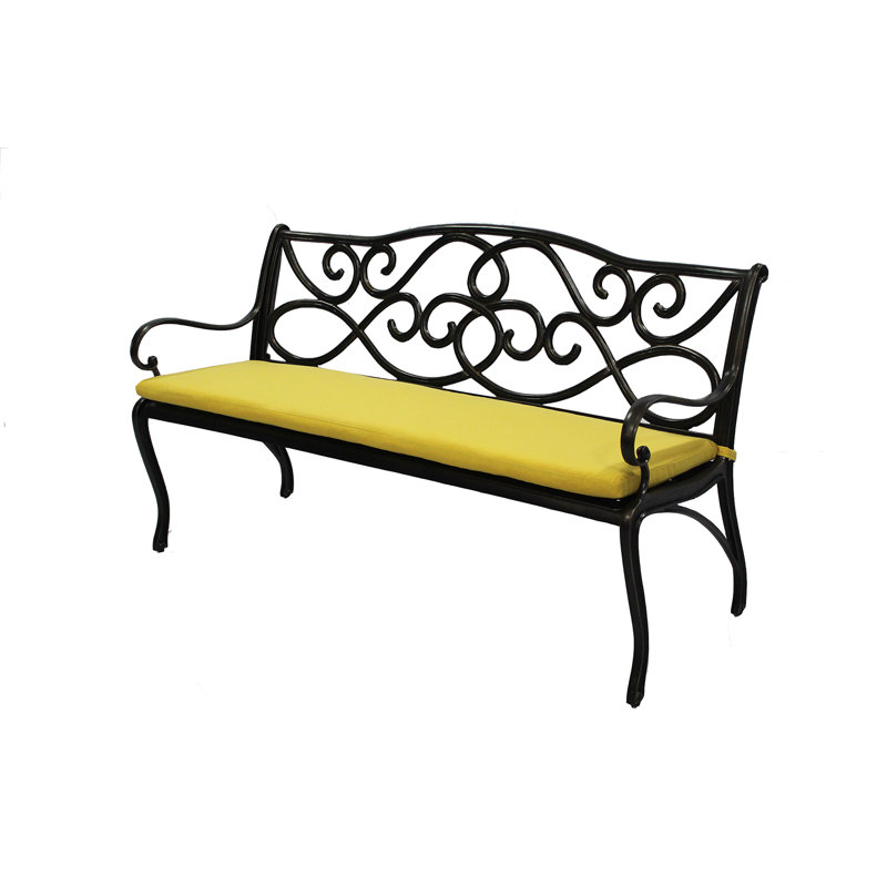 Sunbrella Outdoor 2'' Bench Cushion, Mango