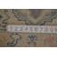 Tapis géométrique bleu Oushak 9 x 13