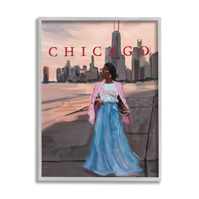 Art urbain texturé à la giclée encadrée par Amelia Noyes_aq-431