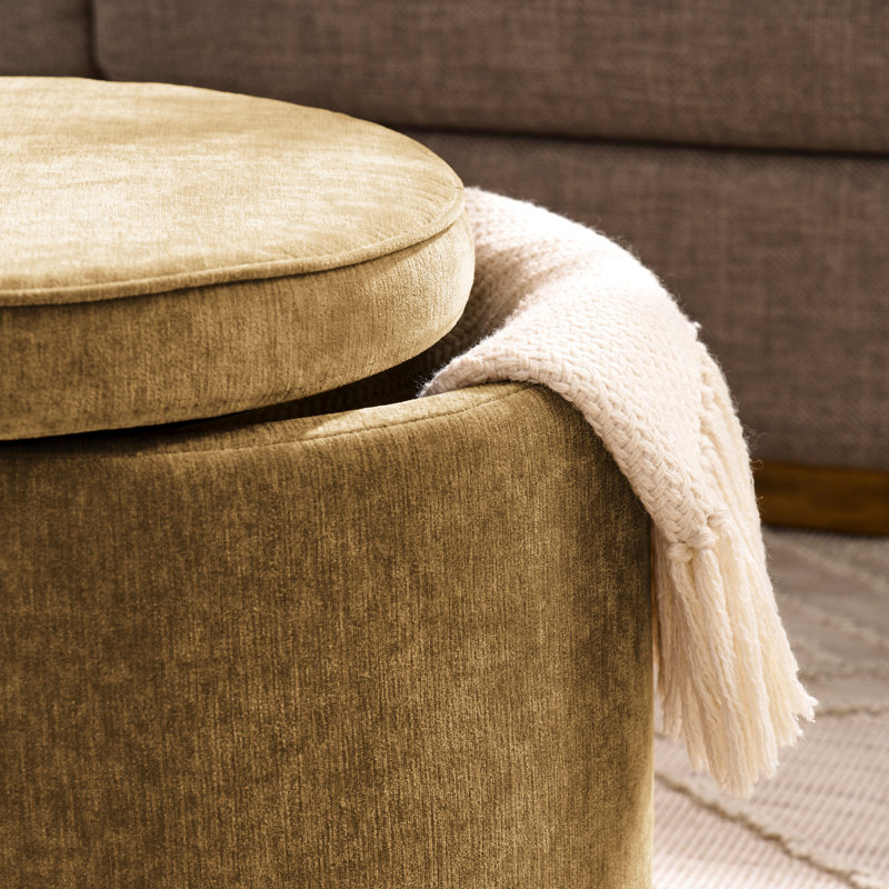 Table avec rangement et superbe espace de design innovant, Jaune foncé