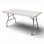 Heavy Duty Plastic Rectangular Portable Banquet Table