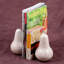 Serre-livres en forme de poire