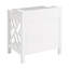 Banc de rangement rembourré avec tablettes