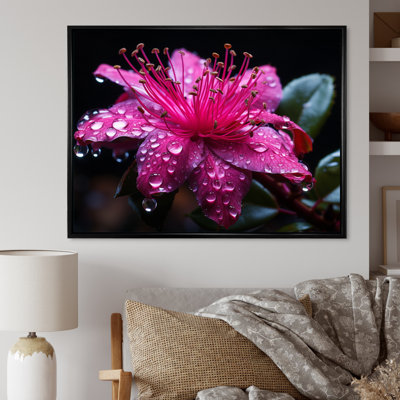 " Fuschia Vivacious Flowers I "