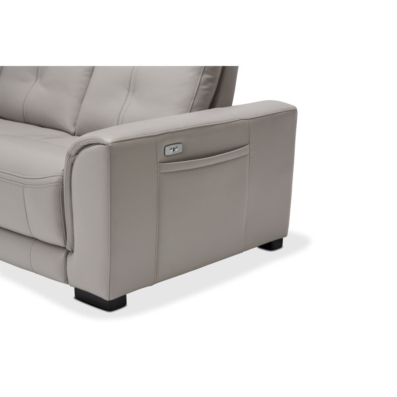 Mia Bella 89.5'' Rolled Arm Reclining Loveseat