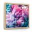 Rose et bleu liquide à l'encre liquide II - Art mural moderne et contemporain sur toile-298998372-298998380