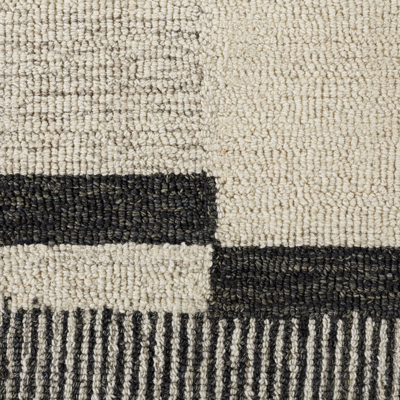Uptown Hand-Tufted Geometric Rug, Round 8'