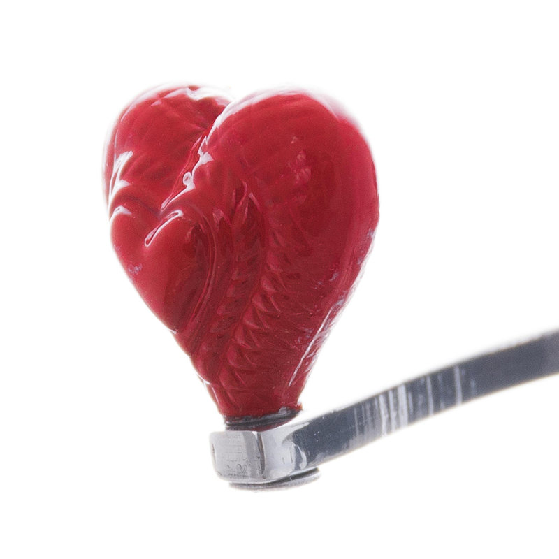 Figurine fait main en aluminium romantique Depelteau