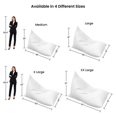 Housse pour fauteuil à billes Sunbrella (sac seulement, moyen)