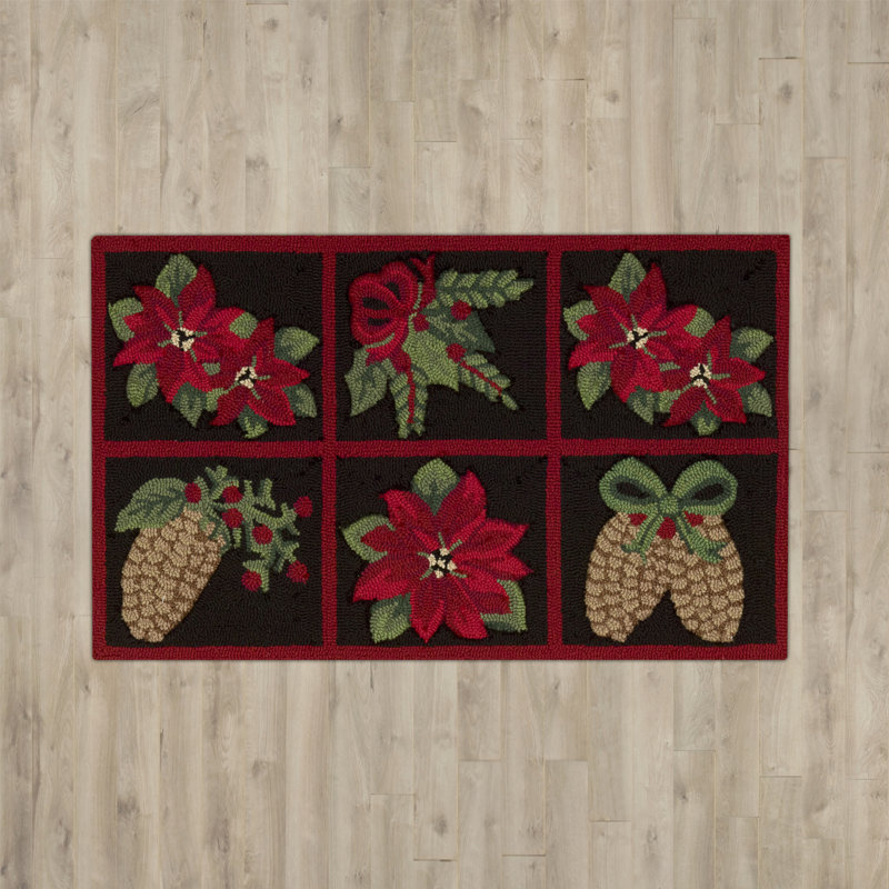 Tapis de noël zone noire Monahan
