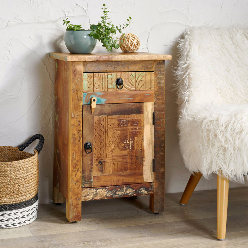 Carved Side Table