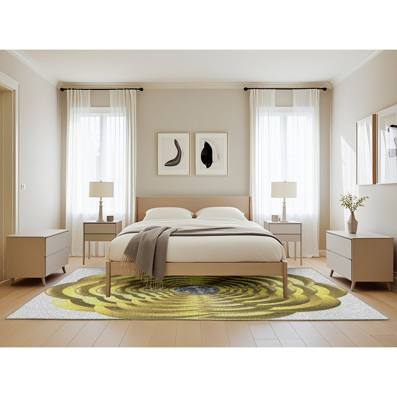 Tapis jaune, Rectangle 5 pi x 8 pi