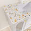 35,98 po X P 19,69 po X P 21,34 po Meuble-lavabo mural simple H gris avec plateau en terrazzo blanc