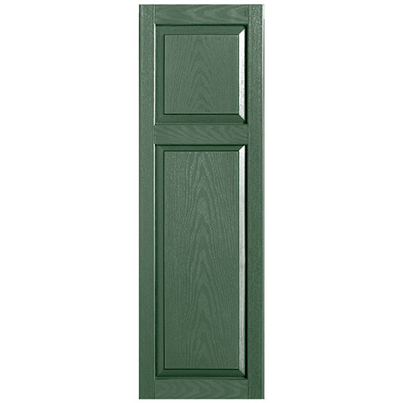 Paire de volets sur mesure en vinyle sur mesure, 12 po, Vert, 79 po