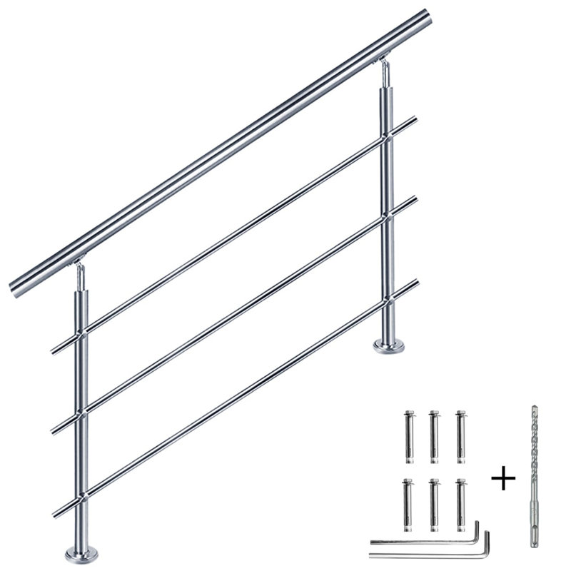 106cm H x 120cm W x 9cm D House Entrance Railing