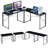 Aleksander L-Shaped Metal Base Computer Desk-1282481108