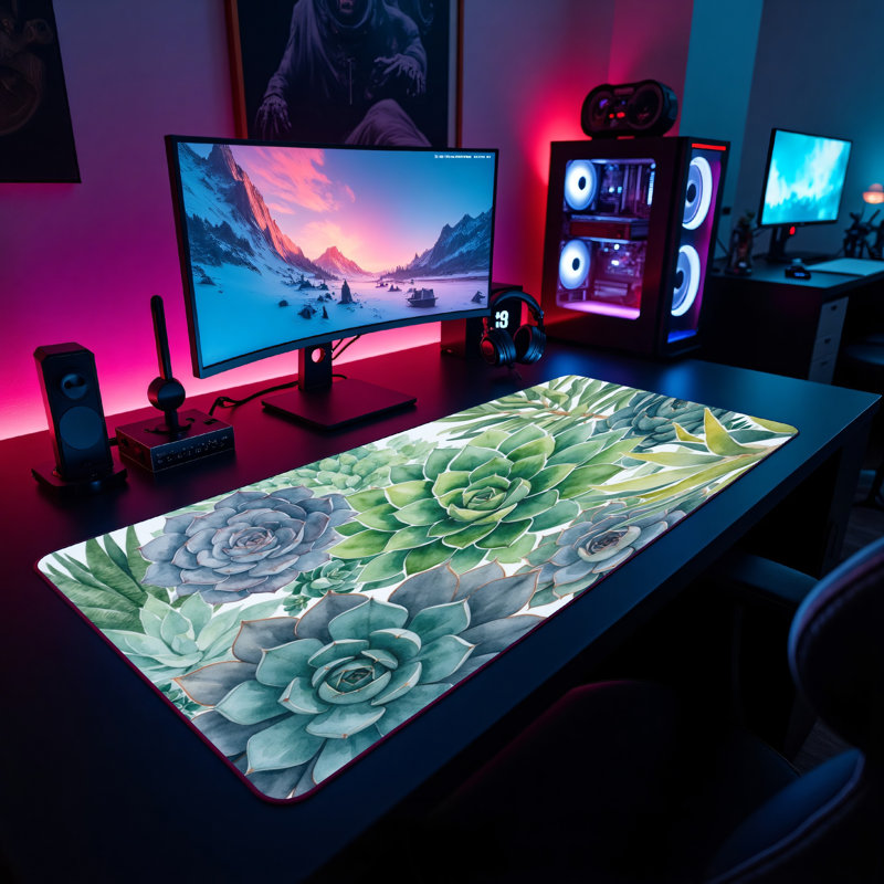 Polyester Desk Pad, 23.6x13.8
