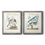 «Pastel Birds V», ensemble de 2 reproductions sur toiles encadrées