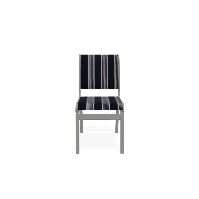 Chaise d'appoint de salle à manger Hiraku, Gris chaleureux texturé, Nuit