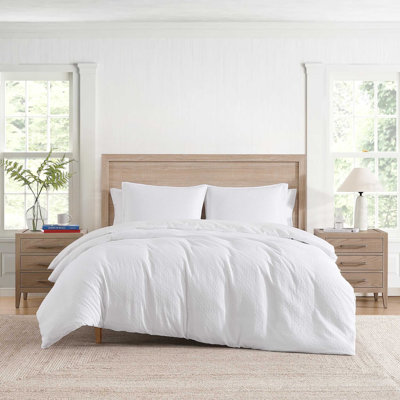 Tommy Hilfiger Monogram Matelasse Cotton Duvet Cover Set