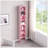 8-Layer Adjustable Shelf Ultra-Thin Bookshelf With Wavy Border Design For Aesthetic Home Office Storage-1193971830