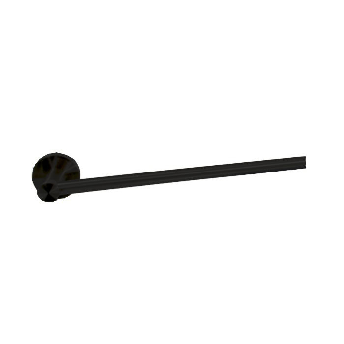 Barre à serviettes murale 25,98 po Camano, Noir