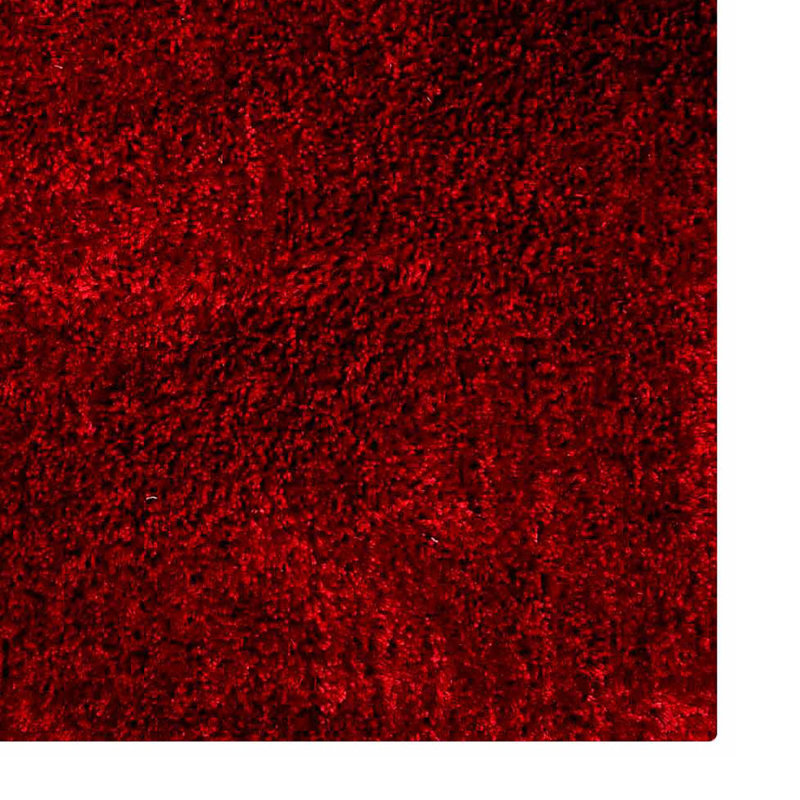Sanford Hand Tufted Shag Polyester Eco-Friendly Area Rugs - Rectangle, Dark Pink Color, Plain Solid Design, High Pile Thick Handmade Anti Skid Area Rugs for Living Room, Bed Room 