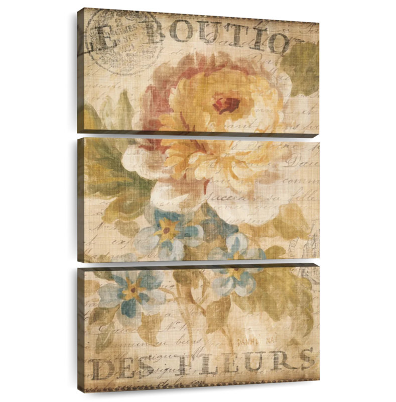 Harnek Parisian Flowers I, H 32 po x l 20 po