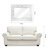Poyner Glass Rectangle Mirror