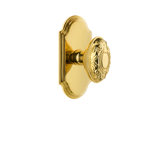 Grandeur Arc Plate Double Dummy with Grande Victorian Door Knob