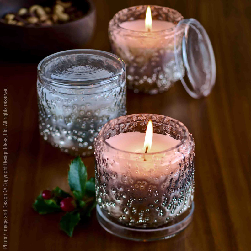 Jhanee Scented Jar Candle with Glass Holder