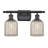 Brysin 15" W 2-Light Dimmable Metal Vanity Light with Glass Shades-848961673-844129628