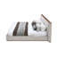 Grand lit tapissier gris - 75,41 po Long et large: 89,68 po