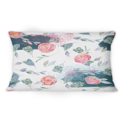 Floral Throw Pillow