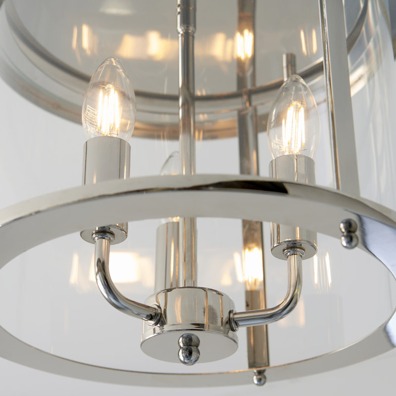 Dishman Glass Semi Flush Mount